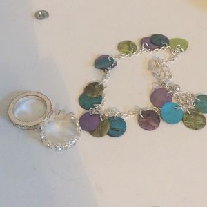 Anklet, 2 rings size five? I think?